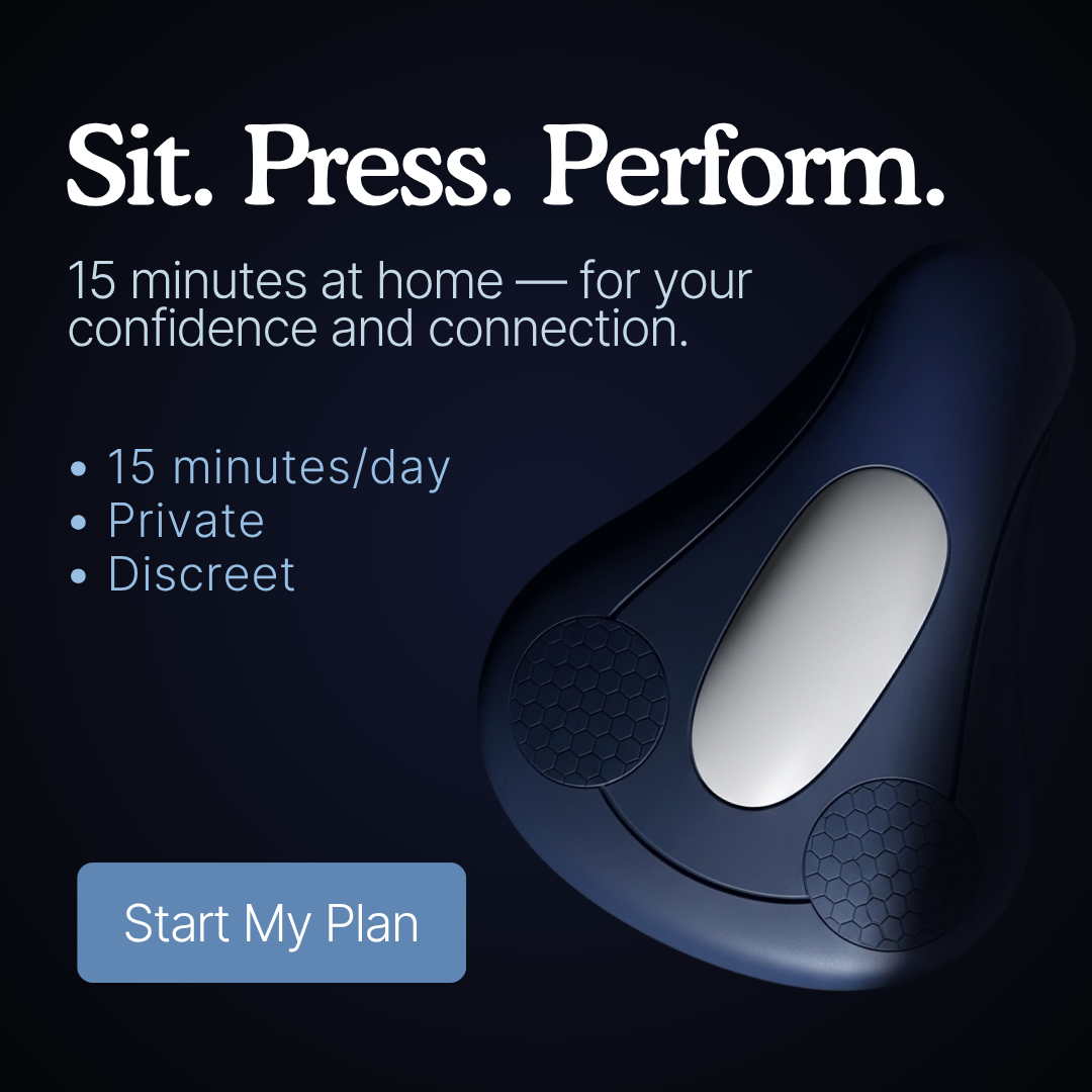 Sit, press, perform — 15 minutes a day at home